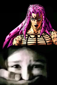 Why does the diavolo ASB render kinda look like that one goku meme | /r/ShitPostCrusaders/