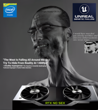 Why fight the powers that are destroying the west when you can fight the pixels?
Coping yourself into another reality is all you can ever do isn't it Chudley?
Hard life :(

