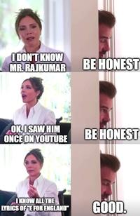 Everybody knows Mr. Rajkumar, but only very few will admit it!