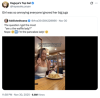 A "quote-tweet":https://knowyourmeme.com/memes/quote-retweets-qrts about Addictedtoana having an "OF":https://knowyourmeme.com/memes/sites/onlyfans account and having gone on a physical fitness journey since her "cringe":https://knowyourmeme.com/memes/cringe "IHOP Dance":https://knowyourmeme.com/memes/addictedtoana-ihop-dance-were-all-the-person-at-the-next-table "TikTok":https://knowyourmeme.com/memes/sites/tiktok video.