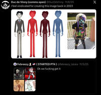 Duc de Vinny (comms open) @DucDeVinny • 11/6/25 I feel vindicated for creating this image back in 2023 כד Febreezy (STARTED PT4 ) @febreezy_lalala · 11/5/25 Ok we f------ get it KIE SORCER OR STATIST TICS Charan Anne X