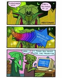 Surrender Now. EARTH BELONGS TO US. @BEETLEMOSES thanks for watching! <3 HMM... 60 I THINK YOU COULD THE TRANSITION LOSE thanks for watching! <3