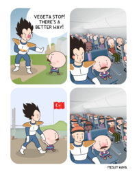 VEGETA STOP! THERE'S A BETTER WAY! MESUT KAYA