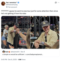 A "tweet":https://knowyourmeme.com/memes/sites/twitter-x about the Josh Hutcherson Taylor Swift Comments Backlash.