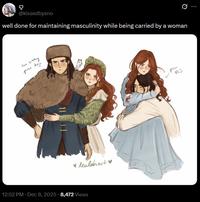 $2 @kissedbysno well done for maintaining masculinity while being carried by a woman two bitchy purse dogs ♥leulahart♥ 12:52 PM • Dec 8, 2025 8,472 Views Post RLJ