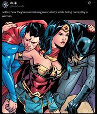 B via @lanebairds notice how they're maintaining masculinity while being carried by a woman