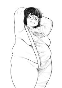 A chubby girl by cloudxmoe_x. She is wearing the Brooklyn sweater.