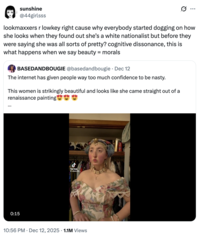 A "tweet":https://knowyourmeme.com/memes/sites/twitter-x about "TikToker":https://knowyourmeme.com/memes/sites/tiktok Alana O'Brien, also known as Alana.28 or the Renaissance Girl.