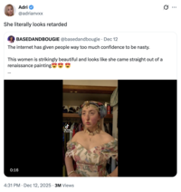 A "tweet":https://knowyourmeme.com/memes/sites/twitter-x about "TikToker":https://knowyourmeme.com/memes/sites/tiktok Alana O'Brien, also known as Alana.28 or the Renaissance Girl.