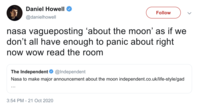 The tweet using the "slang":https://knowyourmeme.com/memes/internet-slang term "Vagueposting," which describes a type of social media posting that entails being cryptic and intentionally vague about the context being addressed as an "engagement bait":https://knowyourmeme.com/memes/engagement-bait, "gatekeeping":https://knowyourmeme.com/memes/gatekeeping-gatekeep or attention-seeking tactic.