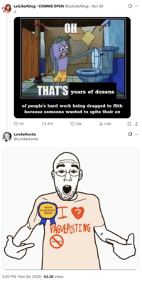A "Twitter / X":https://knowyourmeme.com/memes/sites/twitter-x interaction using the "slang":https://knowyourmeme.com/memes/internet-slang term "Vagueposting," which describes a type of social media posting that entails being cryptic and intentionally vague about the context being addressed as an "engagement bait":https://knowyourmeme.com/memes/engagement-bait, "gatekeeping":https://knowyourmeme.com/memes/gatekeeping-gatekeep or attention-seeking tactic.