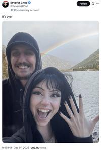 Severus Chud @SeverusChud It's over Commentary account Follow 9:49 PM Dec 14, 2025 212.7K Views