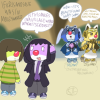 I Think Memmi and Zakuranch was as a In Moles World AU… I Guess?
Include KRIS AND SUSIE!?