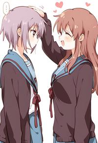 Mikuru adores Nagato by 赤座