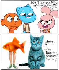 < Can't Can't you guys take anything seriously?? く Anais... Too Serious!! 2