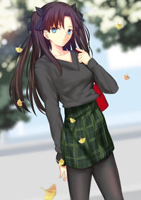 秋コーデ遠坂凛