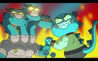 Godzilla reference in Gumball