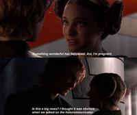 Something wonderful has happened. Ani, I'm pregnant. Is this a big news? I thought it was obvious when we talked on the holocommunicator.