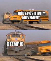 imgflip.com BODY POSITIVITY MOVEMENT OZEMPIC