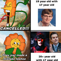 CANCELLED!!! They just made a mistake teehee 19 year old with 17 year old 35+ year old with 17 year old