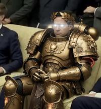 Marco Rubio realizing he has to rule the Imperium of Man from his Golden Throne