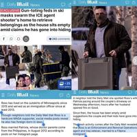 B A Daily Mail News EXCLUSIVE Gun-toting feds in ski masks swarm the ICE agent shooter's home to retrieve belongings as the house sits empty amid claims he has gone into hiding f 242 comments = Daily Mail News SHOOTER Daily Mail News +25 View gallery B Ross has lived on the outskirts of Minneapolis since 2015 and served as an immigration officer since at least 2013. Though neighbors told the Daily Mail that Ross is a hardcore MAGA supporter, social media posts reveal he also has foreign-born in-laws. Ross married Patrixia, whose doctor parents come from the Philippines, in August 2012 according to posts on her Instagram page. Daily Mail News A neighbor told the Daily Mail she spotted Ross's wife Patrixia pacing around the couple's driveway on Wednesday afternoon, hours after her husband opened fire on Good. Since then, the house has been empty amid suggestions the couple and their kids have gone into hiding. The fresh activity comes after the Daily Mail revealed that Ross is an Enforcement and Removal Operations agent and Iraq veteran, married to a Filipina immigrant.