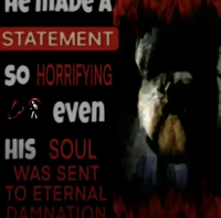 STATEMENT SO HORRIFYING DR even HIS SOUL WAS SENT TO ETERNAL DAMNATION