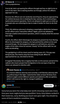 A tweet by ConnorEatsPants to J.D. Vance. The comment reads, "Sorry but you were the only baby ever worth choosing crack over. Every time your mom neglected you was justified. Sorry. Amy Adams sucked in that movie too, sorry. Nothing you touch ever goes right. You should try some of Elon’s medicine sometime. Sorry."
