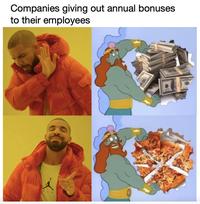 Companies giving out annual bonuses to their employees