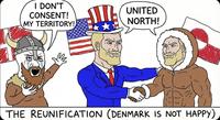 I DON'T CONSENT! MY TERRITORY! UNITED NORTH! THE REUNIFICATION (DENMARK IS NOT HAPPY)