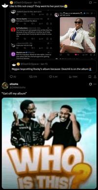 An example of a Twitter / X user replying to a tweet with the Who Is This? meme in mid-January 2026.