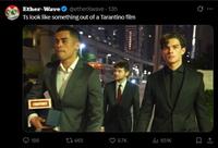 Ether-Wave @etherXwave - 13h Ts look like something out of a Tarantino film о 0 186 465 9.7K il 651K