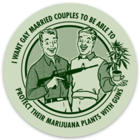GAY MARRIED COUPLES TO BE ABLE TO אחד PROTECT THEIR MARIJUANA PLANTS WITH GUNS