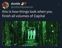 davide @criticofpolecon this is how things look when you finish all volumes of Capital