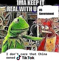 IMA KEEP IT REAL WITH U Government I don't care that China owned TikTok