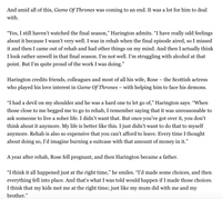And amid all of this, Game Of Thrones was coming to an end. It was a lot for him to deal with. "Yes, I still haven't watched the final season," Harington admits. "I have really odd feelings about it because I wasn't very well. I was in rehab when the final episode aired, so I missed it and then I came out of rehab and had other things on my mind. And then I actually think I look rather unwell in that final season. I'm not well. I'm struggling with alcohol at that point. But I'm quite proud of the work I was doing." Harington credits friends, colleagues and most of all his wife, Rose - the Scottish actress who played his love interest in Game Of Thrones - with helping him to face his demons. "I had a devil on my shoulder and he was a hard one to let go of," Harington says. "When those close to me begged me to go to rehab, I remember saying that it was unreasonable to ask someone to live a sober life. I didn't want that. But once you've got over it, you don't think about it anymore. My life is better like this. I just didn't want to do that to myself anymore. Rehab is also so expensive that you can't afford to leave. Every time I thought about doing so, I'd imagine burning a suitcase with that amount of money in it.” A year after rehab, Rose fell pregnant, and then Harington became a father. “I think it all happened just at the right time,” he smiles. “I'd made some choices, and then everything fell into place. And that's what I was told would happen if I made those choices. I think that my kids met me at the right time; just like my mum did with me and my brother."