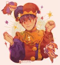 Fan art of the Tomodachi Life 2 character Hugh Morris. The art is by retquits.