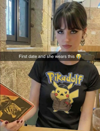 First date and she wears this 113440 1980 Pikadolf