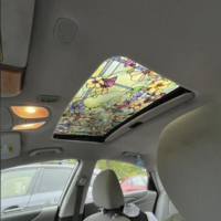 Stained glass sunroof