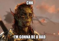 A meme about the Baldur's Gate 3 show being produced by Craig Mazin. It makes fun of the "gonna be a dad":https://knowyourmeme.com/memes/im-gonna-be-a-dad scene in The Last of Us season 2.