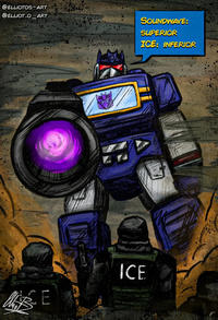 @ELLIOTOS-ART @ELLIOT.O ART :Ε Π SOUNDWAVE: SUPERIOR ICE: INFERIOR ICE