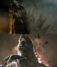 Godzilla 2014 and Godzilla 2024
