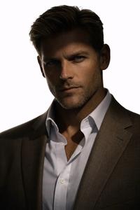 A photograph of James Pierce posing. Pierce is an AI character made to combat Dany Slicer.