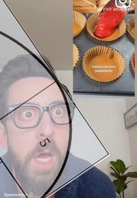 5 Sponsore O Visit advertiser And layer between peanut butter