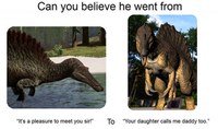 Apologies for the dumb meme, HalfSlyced's video on Evrima's Spino entered my recommended yesterday and I couldn't resist xD