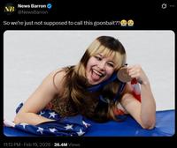News Barron NB @NewsBarron So we're just not supposed to call this goonbait?? 11:13 PM - Feb 19, 2026 -26.4M Views EGE