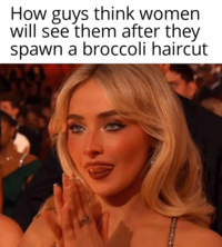 How guys think women will see them after they spawn a broccoli haircut