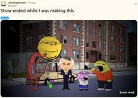 r/SmilingFriends 12h ago exuxious Show ended while I was making this Meme 333 H [adult chud]