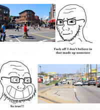 So true!!! 50003 F--- off I don't believe in that made up nonsense Hert SUB