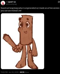 A drawing of Triple T by citrusmpreg.